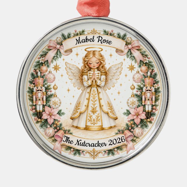 Enfeite de Anjo do Quebra-Nozes (Frente)