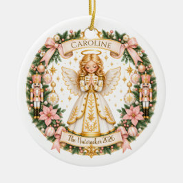 Enfeite de Anjo do Quebra-Nozes