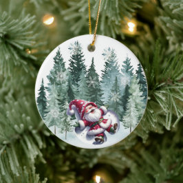 Enfeite de Anjos Gnomo de Natal