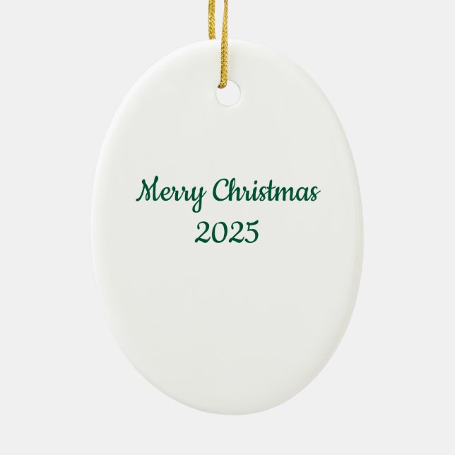 Enfeite de árvore de Natal (Verso)