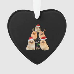 Enfeite de árvore de Natal engraçado do Pomerânia
