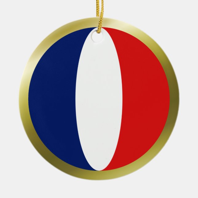Enfeite de Bandeira da Guiana Francesa (Frente)