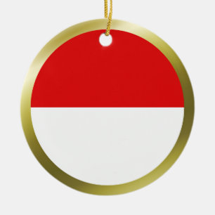 Enfeite de Bandeira da Indonésia