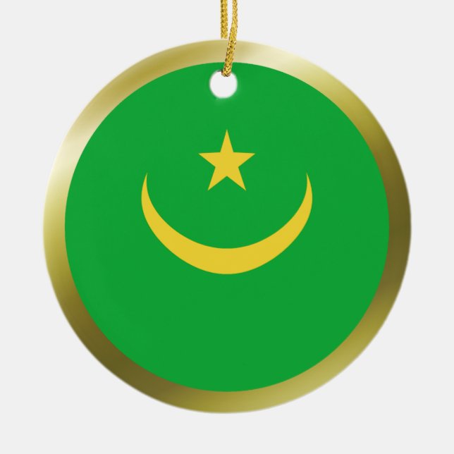 Enfeite de Bandeira da Mauritânia (Frente)