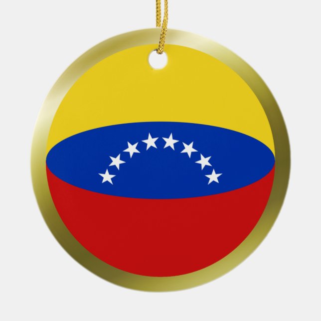 Enfeite de Bandeira da Venezuela (Frente)