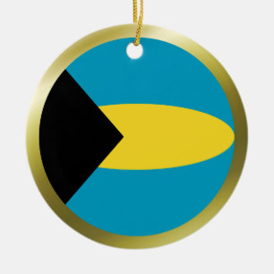 Enfeite de Bandeira das Bahamas