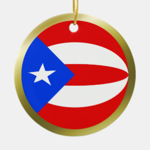 Enfeite de Bandeira de Porto Rico