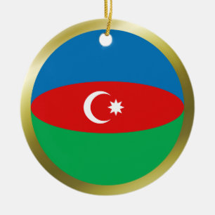 Enfeite de Bandeira do Azerbaijão