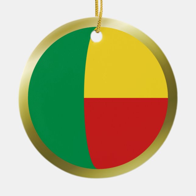 Enfeite de Bandeira do Benim (Frente)