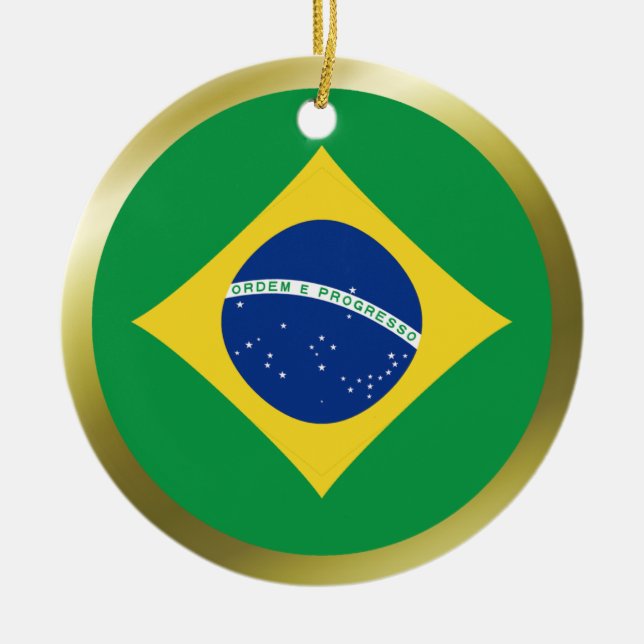 Enfeite de Bandeira do Brasil (Frente)