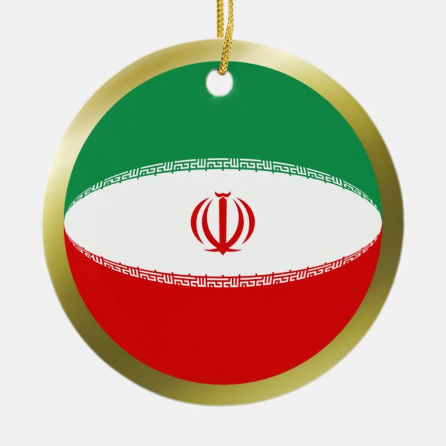 Enfeite de Bandeira do Irã (Frente)