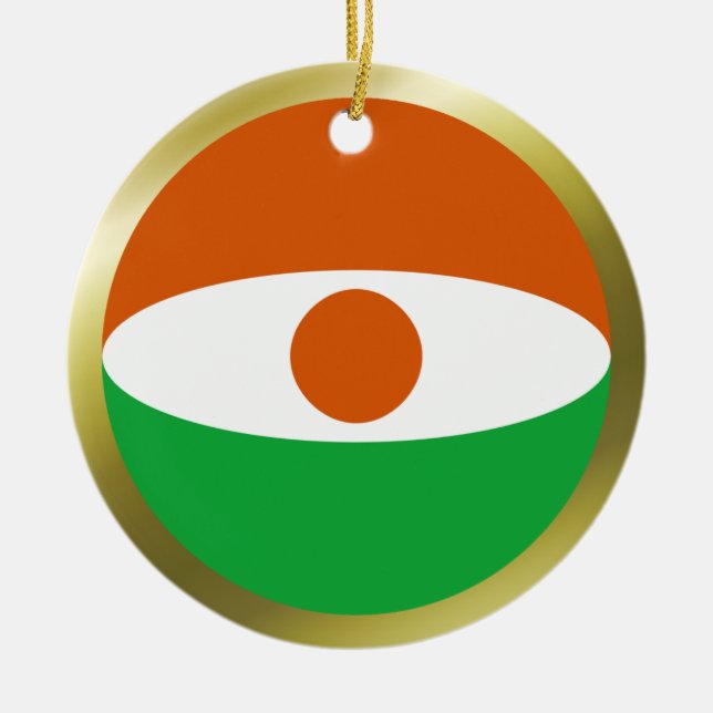 Enfeite de Bandeira do Níger (Frente)