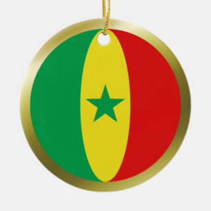 Enfeite de Bandeira do Senegal