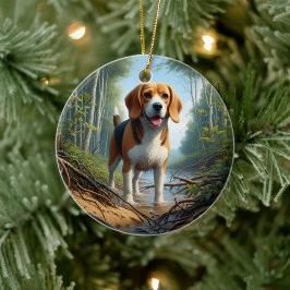 Enfeite de Beagle Encantador