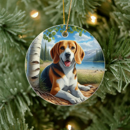 Enfeite de Beagle Encantador
