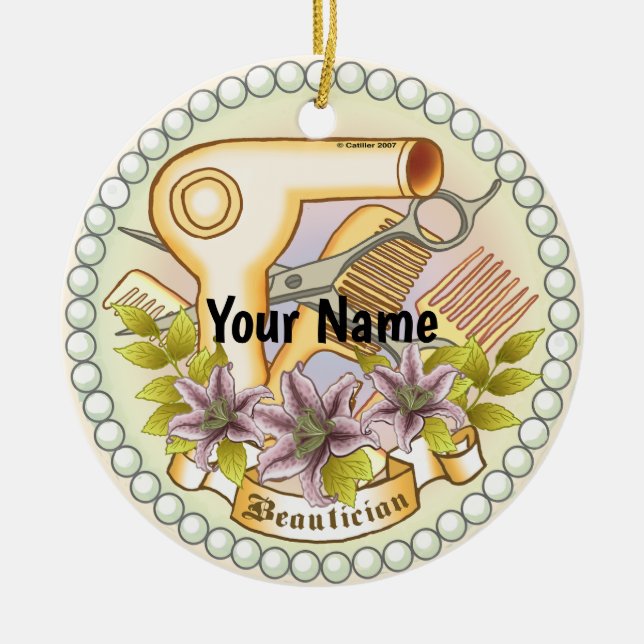 Enfeite de Beleza Lily Pearl (Frente)