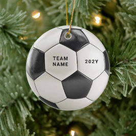 Enfeite de Bola de Futebol | Nome da Equipe Person