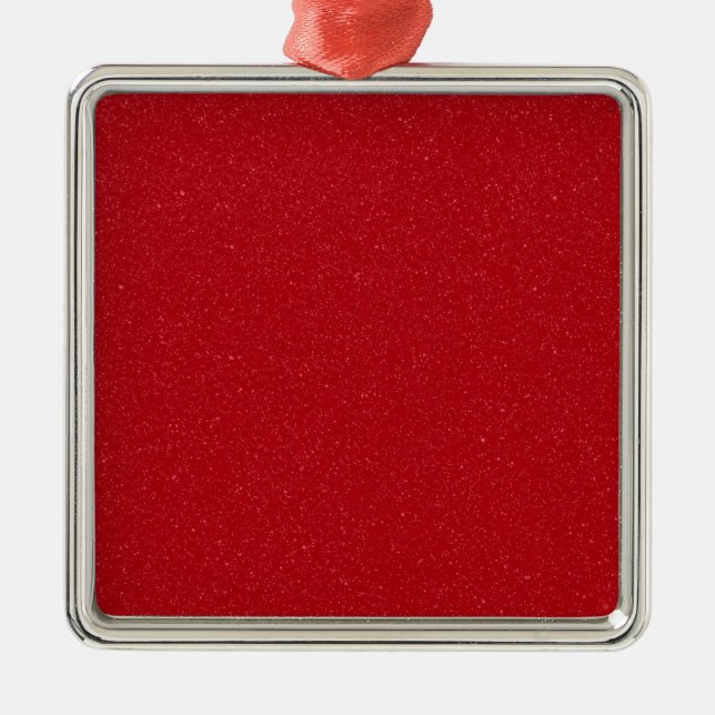 Enfeite de Brilho Vermelho Tomate Negrito Personal (Frente)