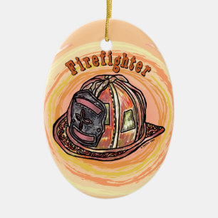 Enfeite de capacete de bombeiro