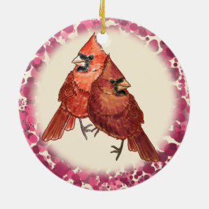 Enfeite de Casal de Cardinals