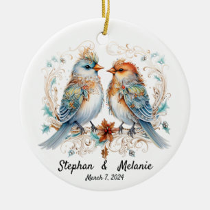 Enfeite de Casamento de Casal Personalizado