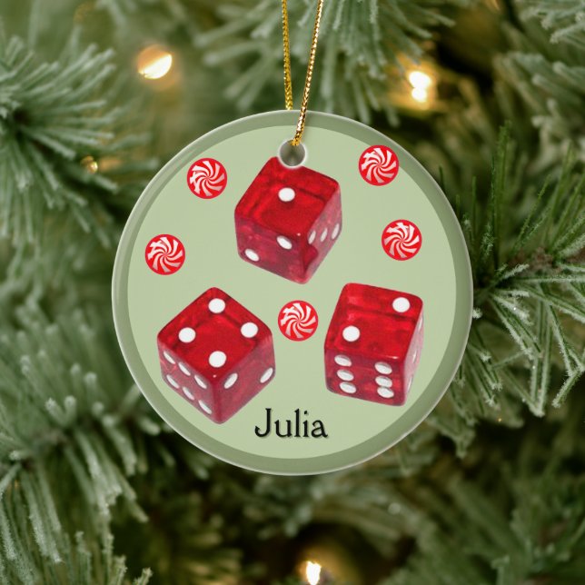 Enfeite de Cerâmica de Natal Bunco (Árvore)