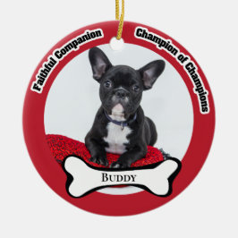 Enfeite de Cerâmica Personalizado com Foto de Cach