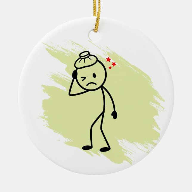 Enfeite de Condição Personalizada Modo Migraine Di (Frente)