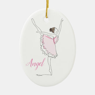 Enfeite de Dança de Ballet Personalizado para Meni