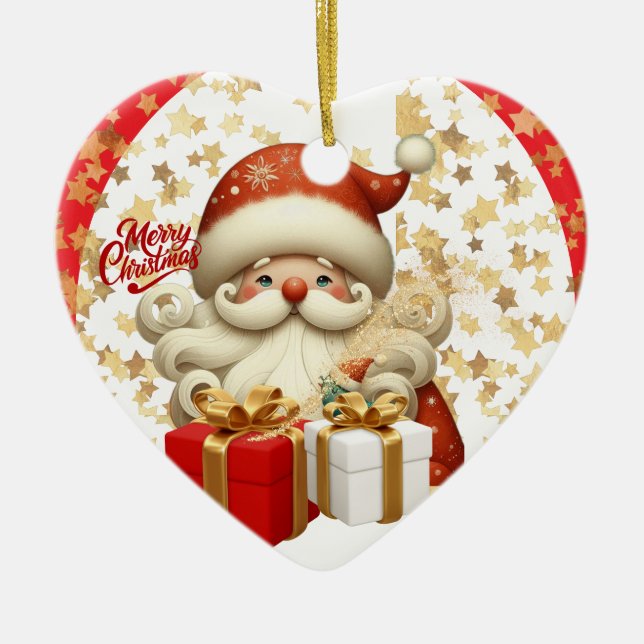 Enfeite de Decoração de Férias Festivas de Natal (Frente)