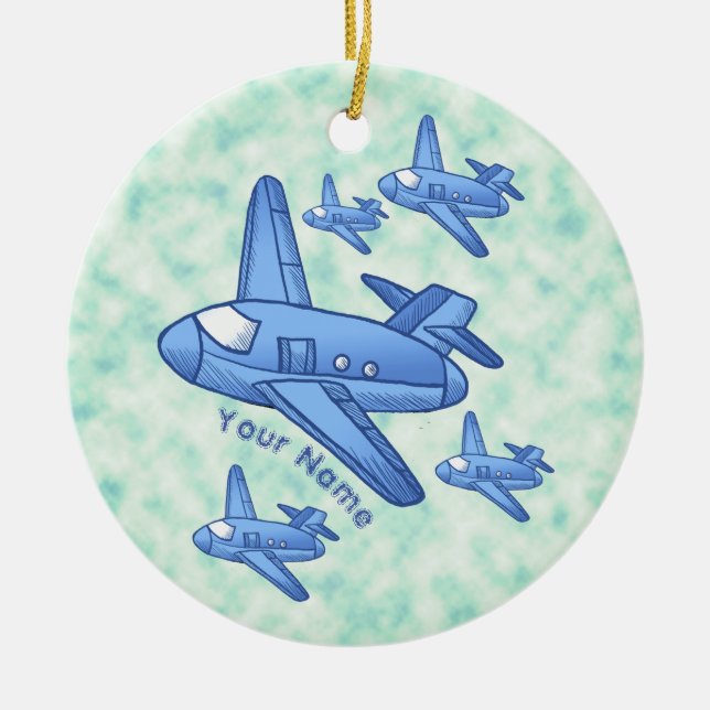 Enfeite de Esquadrão de Aviões (Frente)