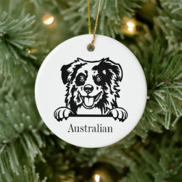 Enfeite de estimação personalizado para cão Austra