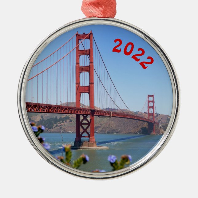 Enfeite de Férias do Golden Gate (Frente)