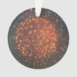 Enfeite de Foto de Fogos de Artifício