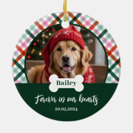 Enfeite de Foto de Memorial de Cachorro