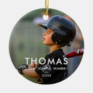 Enfeite de Foto Esportiva Personalizado