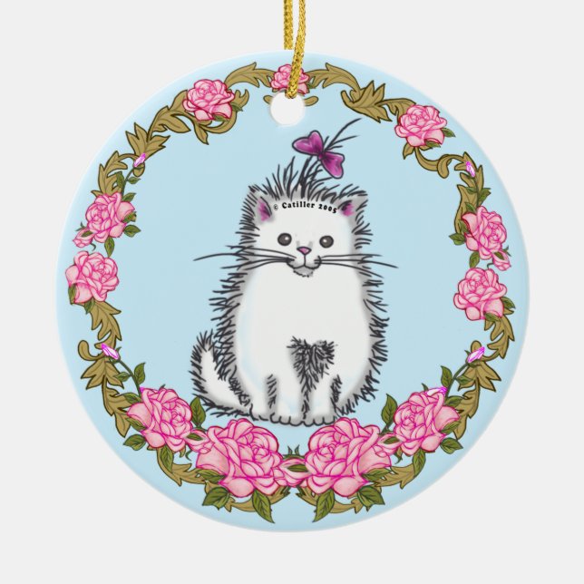 Enfeite de Gato Gatito Bebê (Frente)