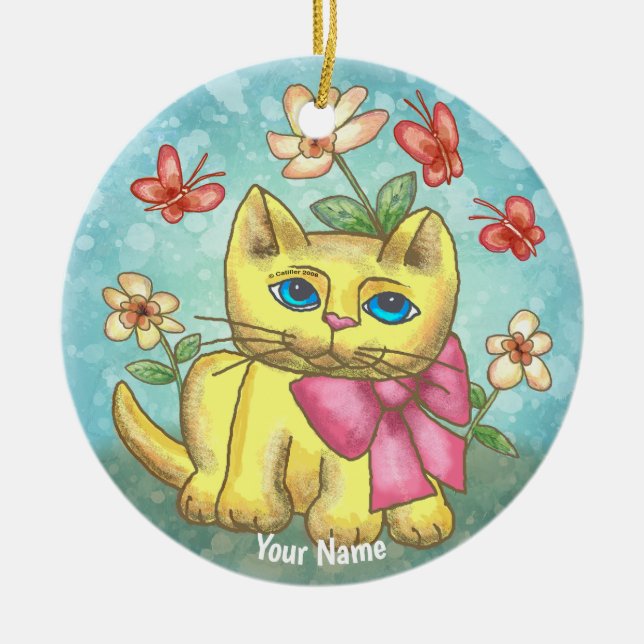 Enfeite de Gato Thomas Kitten (Frente)