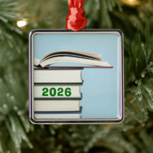 Enfeite de Livros em uma Pilha