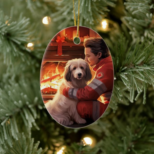 Enfeite de Memorial para Pet, Presente para Mãe de (Árvore)