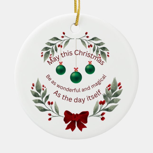 Enfeite de Natal (Frente)