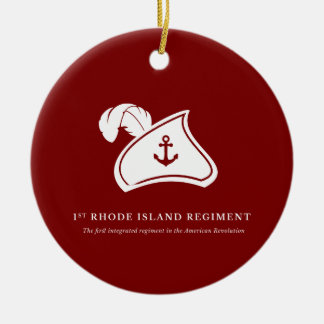 Enfeite de Natal — 1º Regimento de Rhode Island