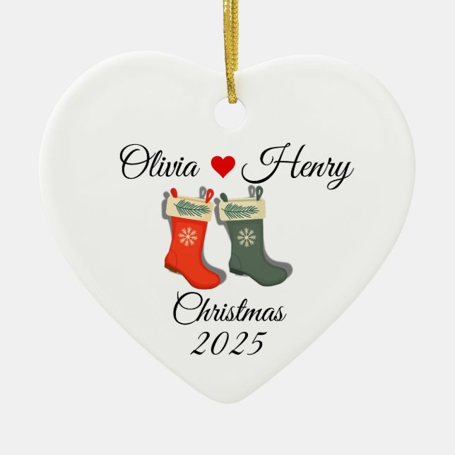 Enfeite de Natal 2025 | Lembrança Personalizada (Frente)