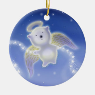 Enfeite de Natal Anjo Urso Polar