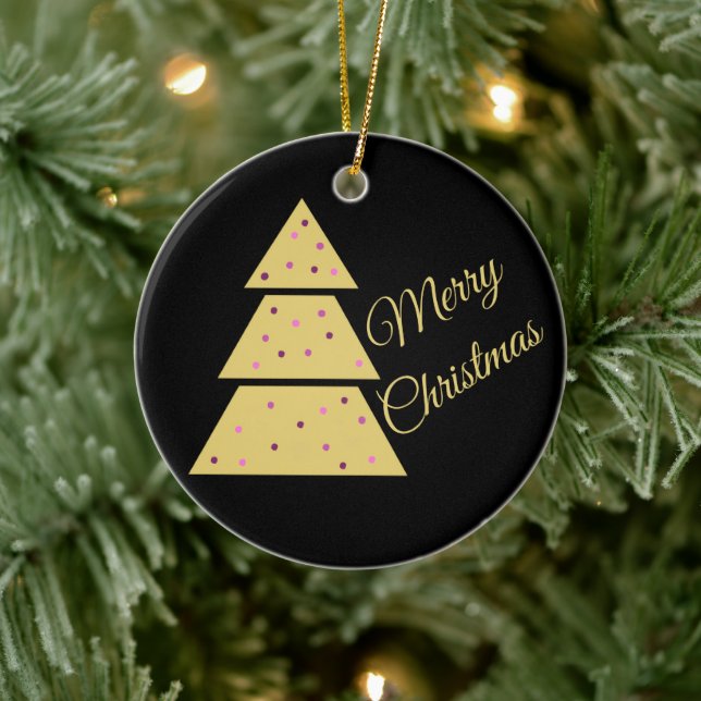 Enfeite de Natal Árvore Dourada (Árvore)