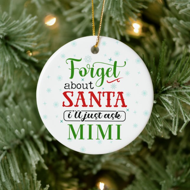 Enfeite de Natal Avó MIMI Esquecida Divertida (Árvore)