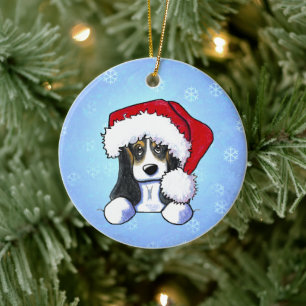 Enfeite de Natal Basset
