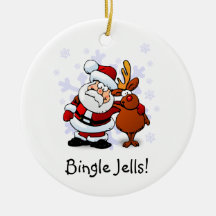 Enfeite de Natal Bingle Jells Engraçado