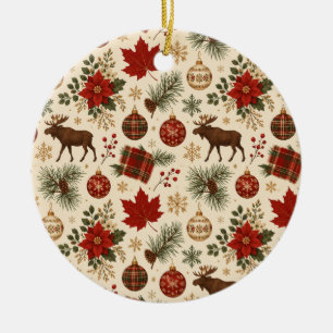 Enfeite de Natal Botânico da Floresta Canadense