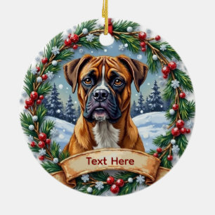 Enfeite de Natal Boxer